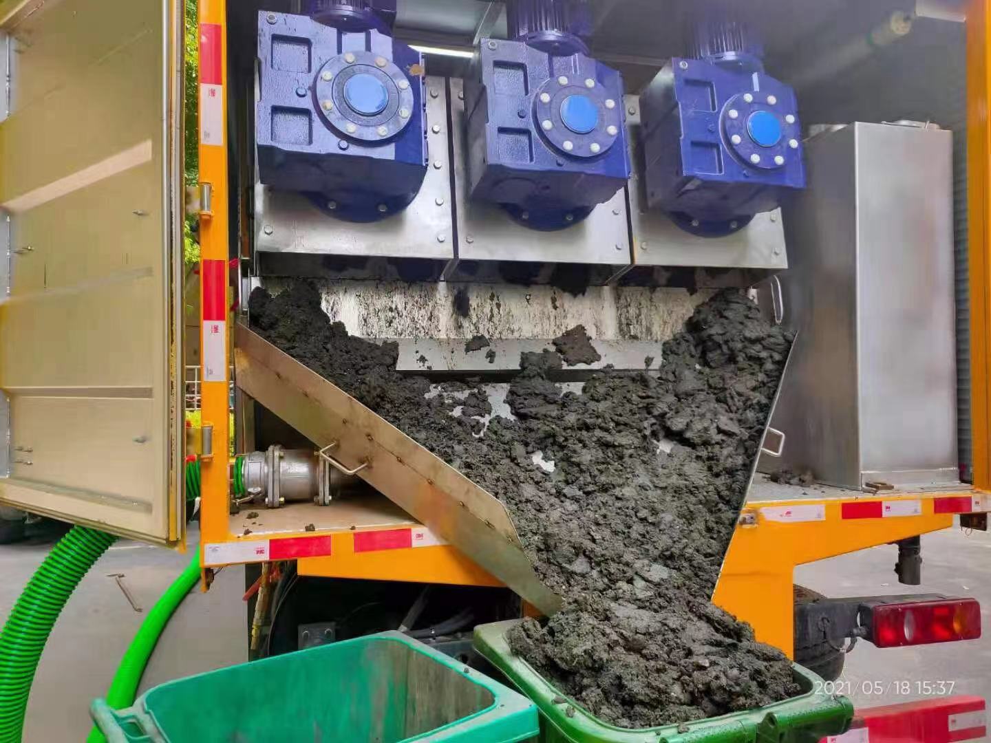 崇明化粪池清掏城市维护站-泥浆净化干湿分离处理